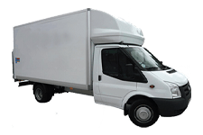 Car Hire Castleford - Ford Luton Box Tail Lift - Van hire Castleford