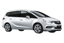 Car Hire Castleford - Vauxhall Zafira 7-Seater - Minibus hire Castleford